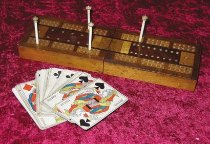 Jeu de «CRIBLE» avec le jeu de cartes et...
