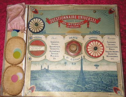 «QUESTIONNAIRE UNIVERSEL», jeu de questions-réponses...