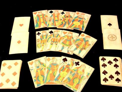 Jeu de cartes français (circa 1850) lithographie...