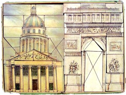 Grand jeu de Constructions des Monuments...