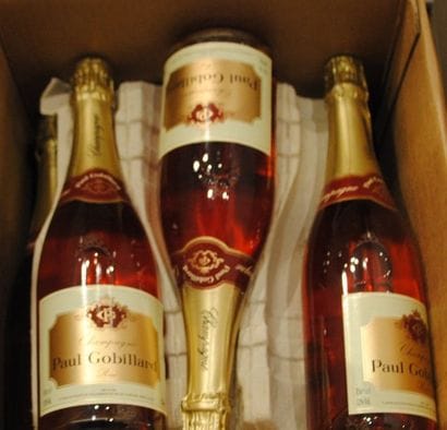 6 bout CHAMPAGNE ROSE GOBILLARD 2008