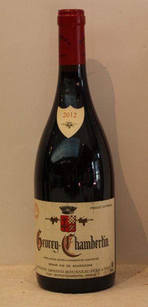 1 bout GEVREY CHAMBERTIN ARMAND ROUSSEAU...