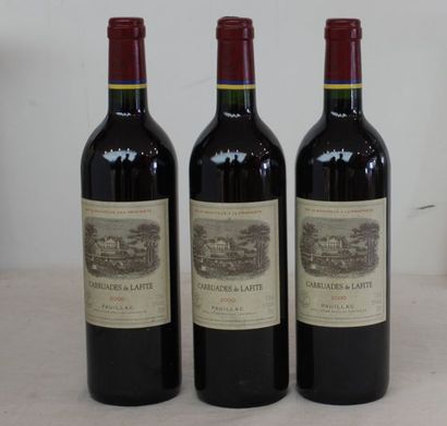 3 bout CHT LES CARRUADES DE LAFITE 2000