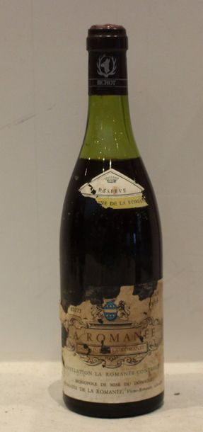 1 bout LA ROMANEE DOMAINE DE LA ROMANEE 1968...