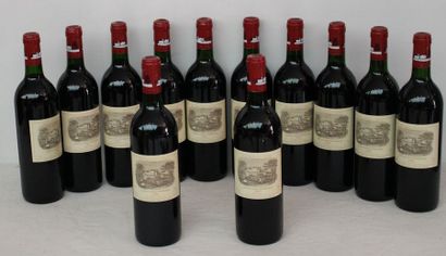 12 bout CHT LAFITE ROTHSCHILD 1990 CB 7/TB,...