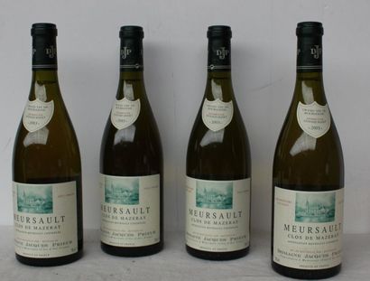 4 bout MEURSAULT CLOSDE MAZERAY 2003 Jacques...