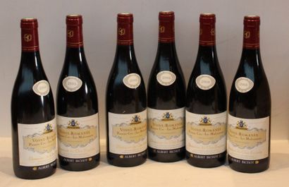 6 bout VOSNE ROMANEE MALCONSORTS ALBERT BICHOT...