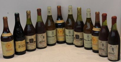 12 bout 3 COTES DU JURA 1982, 3/2006, 3 ARBOIS...