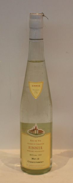 1 bout MARC DE GEWURZTRAMINER 