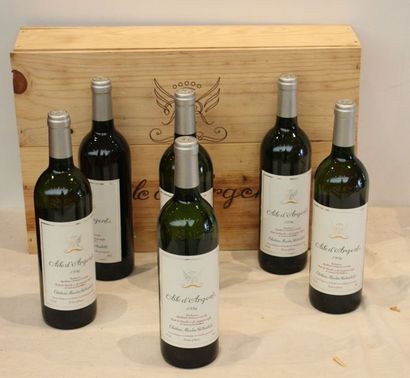 6 bout AILE D'ARGENT DU CHT MOUTON ROTHSCHILD...