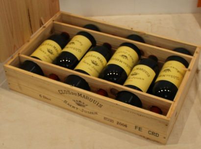 6 bout CLOS DU MARQUIS ST JULIEN 2006