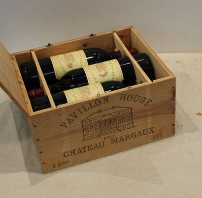 6 bout PAILLON ROUGE DU CHT MARGAUX 1995...