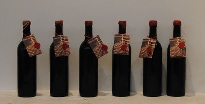6 bout CHT BRANAS GD POUJEAUX 1986 BOUCHON...