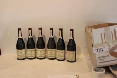 6 bout CDP ROUGE BEAUCASTEL 2003