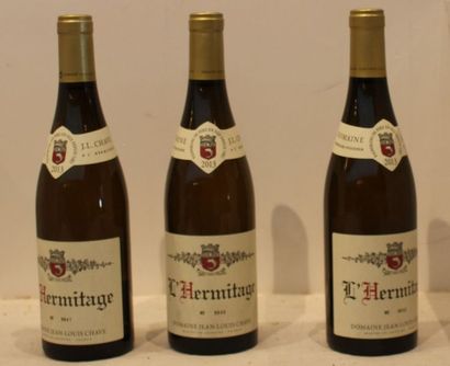 3 bout HERMITAGE BLANC JL CHAVE 2013