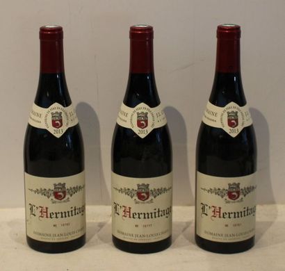 3 bout HERMITAGE ROUGE JL CHAVE 2013