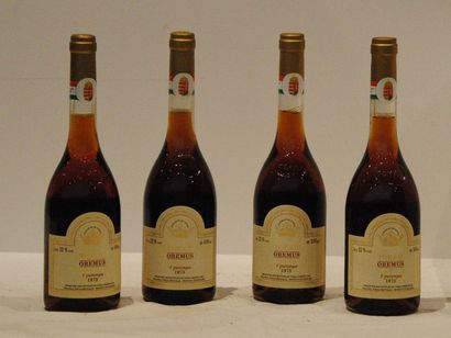 4 bout TOKAJ OREMUS ASZU 5 PUTTONYOS 197...