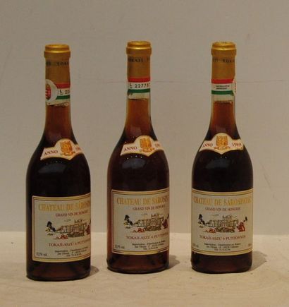 3 bout TOKAJ SAROSPATAK ASZU 6 PUTTONYOS...