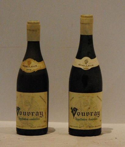 2 bout VOUVRAY MOELLEUX DOMAINE FOURNET-FAYARD...