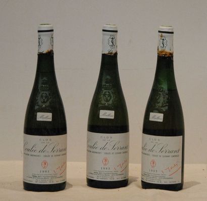 3 bout SAVENNIERES CLOS DE LA COULEE DE SERRANT...