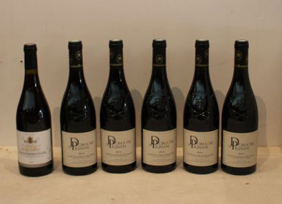6 bout 5 CDP DOMAINE DE PIGNAN 2015 et 1...