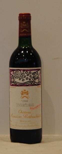 1 bout CHT MOUTON ROTHSHCILD 1988 (NTLB,...