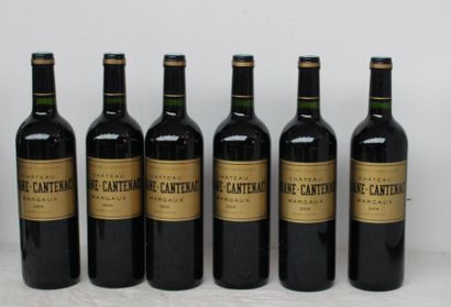 6 bout CHT BRANE CANTENAC MARGAUX 2008