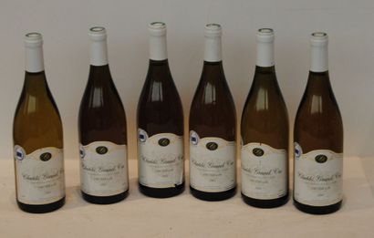 6 bout CHABLIS GRAND CRU VAUDESIR DOMAINE...