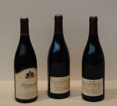 3 bout 2 NSG DOMAINE CHEVEAUX 1997, 1 POMMARD...