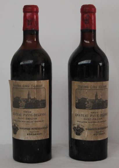2 bout CHT PAVIE DECESSE 1959 (DEB EP, ETIQ...