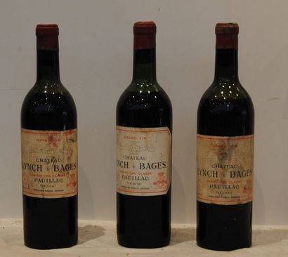 3 bout CHT LYNCH BAGES 1959 TB TVA RECUP...