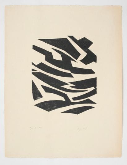 BOZZOLINI Silvano (1911-1998). Untitled.
Woodcut.
Proof...