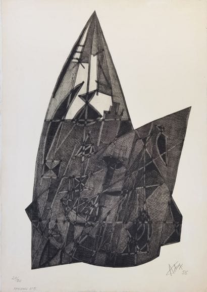 ADAM Henri-Georges (1904-1967). Untitled,...
