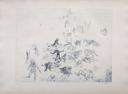 DADO (1933-2010). Children's bedroom.
Etching...