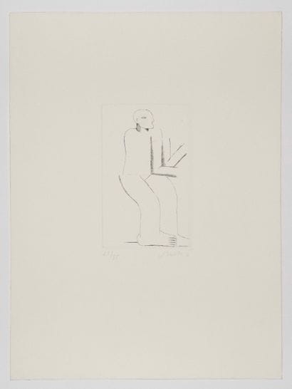 ANTES Horst (1936). Portrait of a Seated...