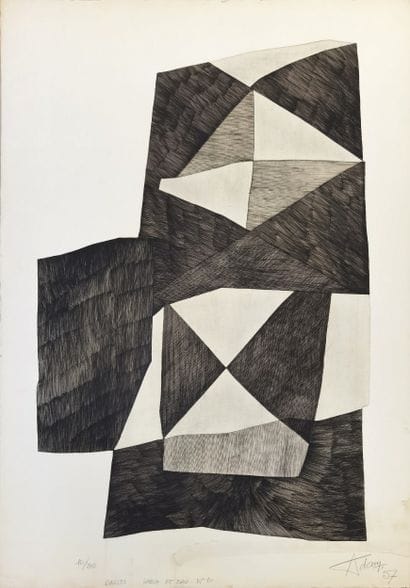 ADAM Henri-Georges (1904-1967). Sand and...