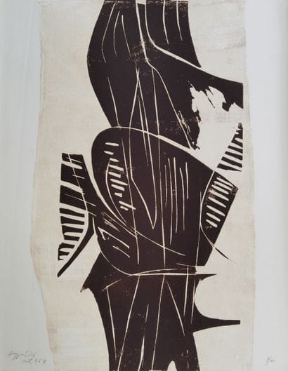 BOZZOLINI Silvano (1911-1998). Untitled.
Woodcut.
Proof...