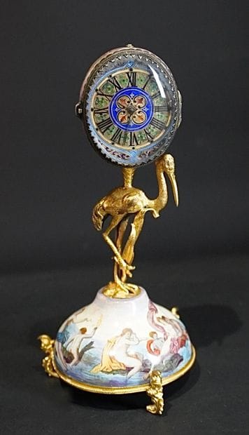 Vienne fin XIXe, petite pendule 
Petite pendule....