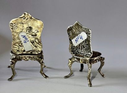 Miniature en argent
Miniature, ensemble d'une...
