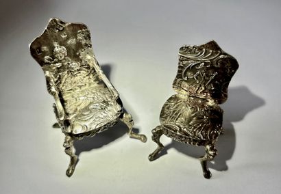 Miniature en argent
Miniature, ensemble d'une...