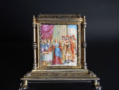 Vienne . Argent et émail de style Néo-Renaissance
Vienne....
