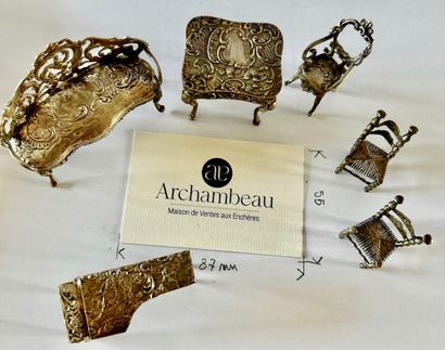 Miniature en argent
Miniature, ensemble de...