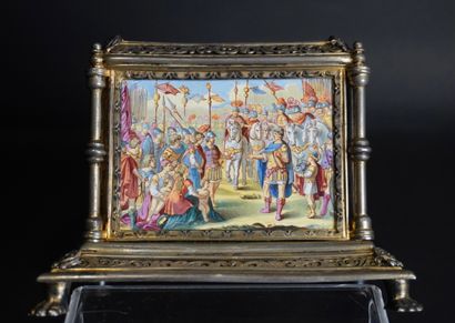 Vienne . Argent et émail de style Néo-Renaissance
Vienne....