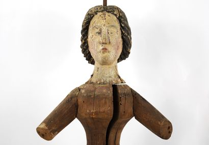 Carved wooden puppet Second half of 18th...