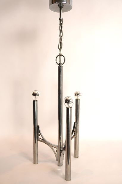 SCIOLARI. Italy. Small three-light chandelier....