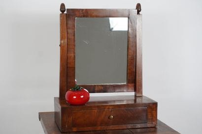 Small mahogany barber or psyche circa 1850....
