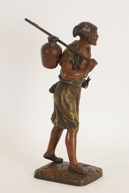 Sculpture. Orientalist figure in regula....