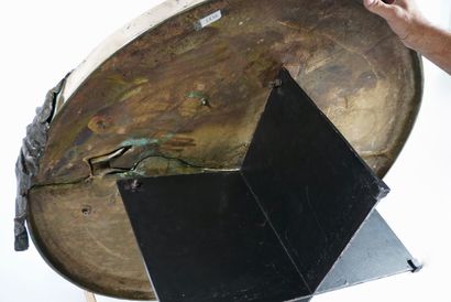 Raf Verjans (1935). Coffee table with circular...