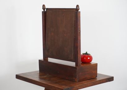 Small mahogany barber or psyche circa 1850....