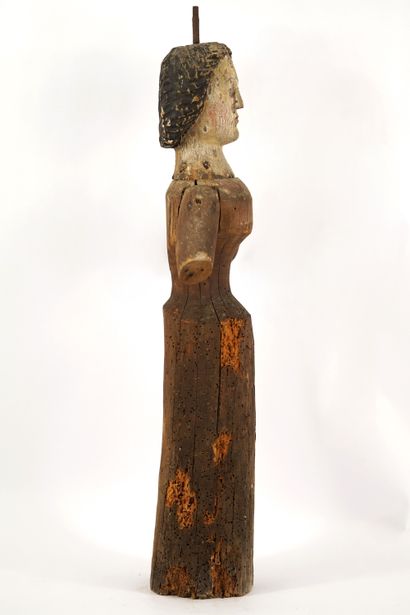 Carved wooden puppet Second half of 18th...